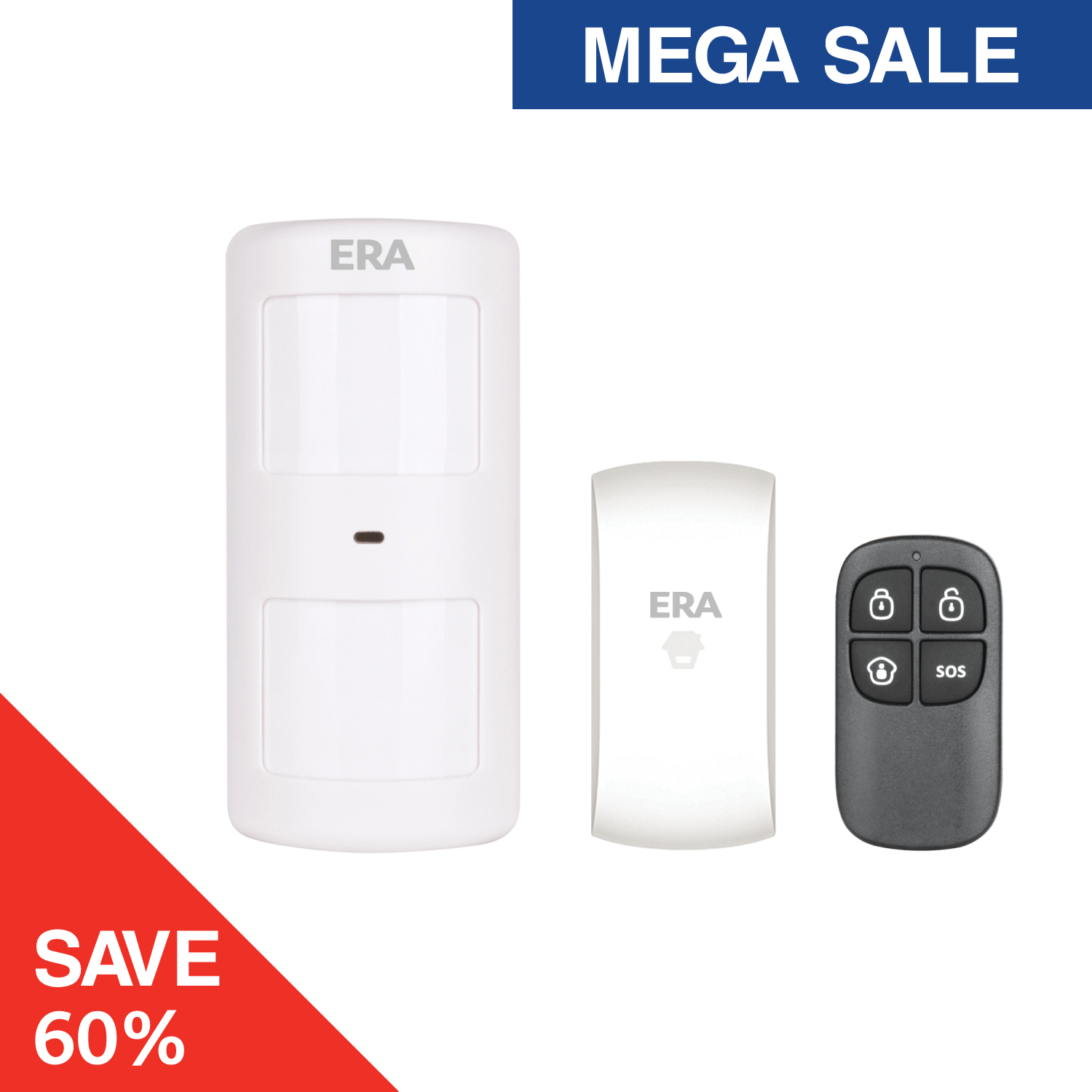 ERA Wireless PIR, Magnetic Sensor and Remote Control Pack