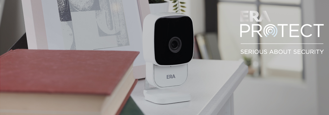 See and hear what’s happening inside your property, from anywhere on a smartphone or tablet. The ERA Protect Indoor WiFi Camera alerts you when motion has been detected inside your home or business.