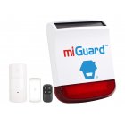 miGuard A1R Wirefree Red Lens Solar Siren Kit (MGA1R)