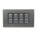 LightwaveRF Master 4 Gang 1 Way 210W Light Switch Dimmer LW440