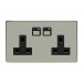 LightwaveRF Wireless Control 2 Gang 13A Power Socket JSJS LW270