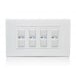 LightwaveRF Master 4 Gang 1 Way 210W Light Switch Dimmer LW440