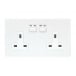 LightwaveRF Wireless Control 2 Gang 13A Power Socket JSJS LW270