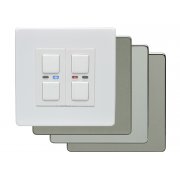 LightwaveRF 2 Gang 1 Gang Master - 1 Gang Slave Light Switch Dimmer LW455