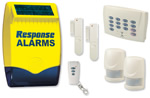   Completely Wirefree Response Alarm System  No Mains Power or Wiring required - easy DIY installation  No extras needed  ready to set up straight from the box  Remote Controlled Wireless...